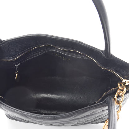 Chanel Caviar Quilted Medallion Tote Black 5 of 10