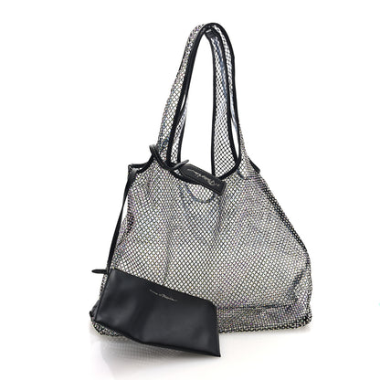 3.1 Phillip Lim PVC Crystal Mesh Market Tote Black 2 of 10