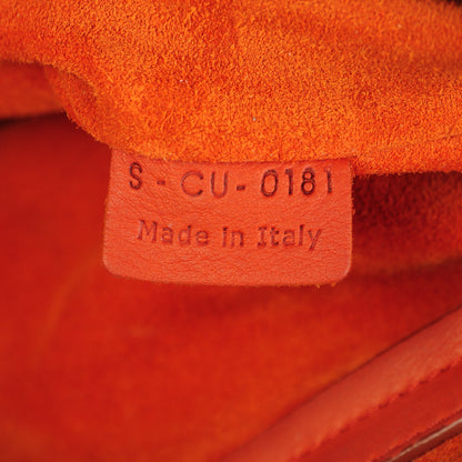 Celine Supple Calfskin Medium Phantom Luggage Orange 7 of 17