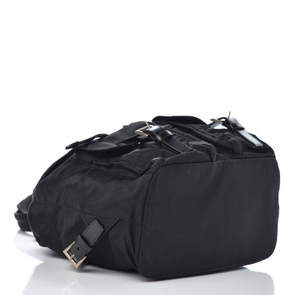 Prada Nylon Vela Medium Backpack Black 4 of 6