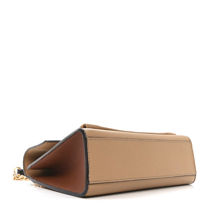 Louis Vuitton Soft Calfskin Mylockme Chain Bag BB Arizona Quartz Caramel 4 of 10