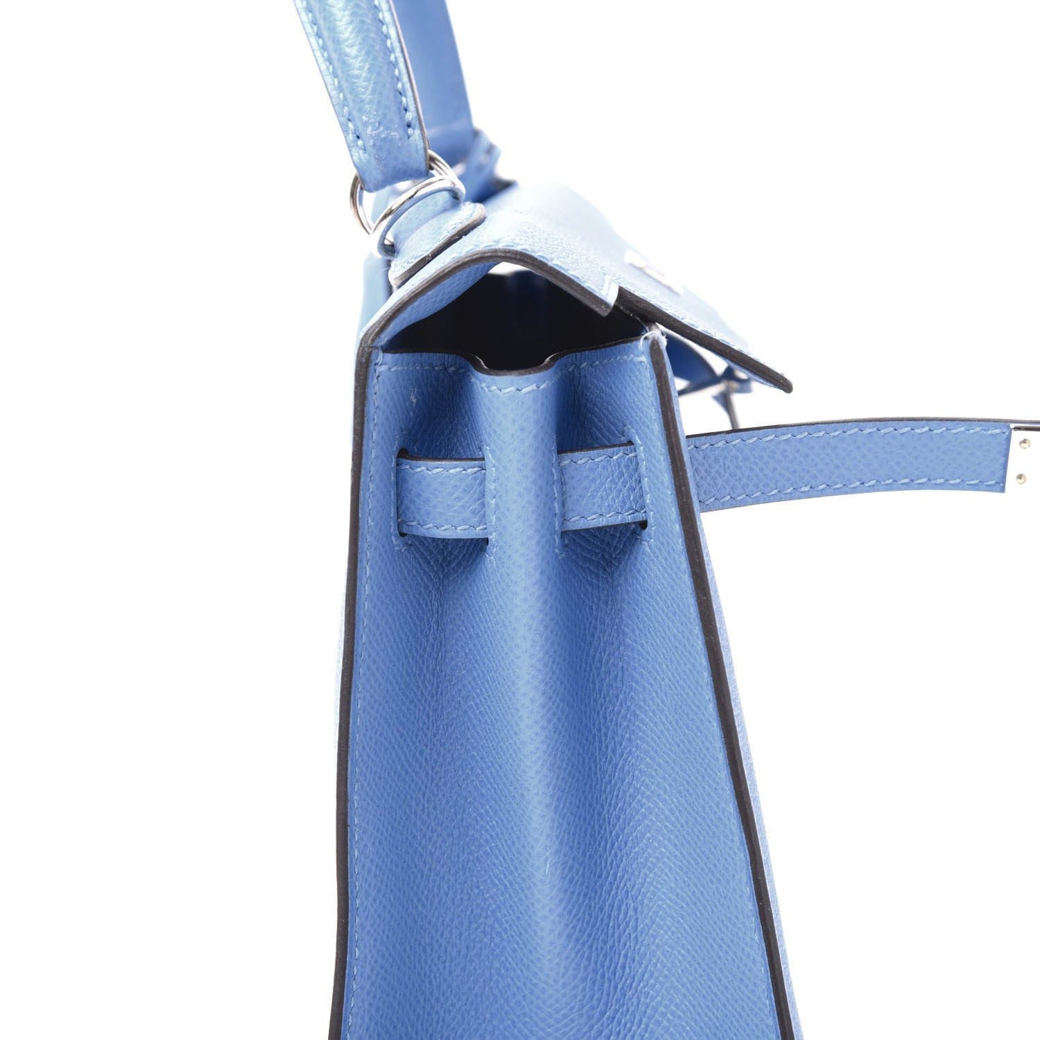 Hermes Epsom Kelly Sellier 25 Bleu Paradis 17 of 40