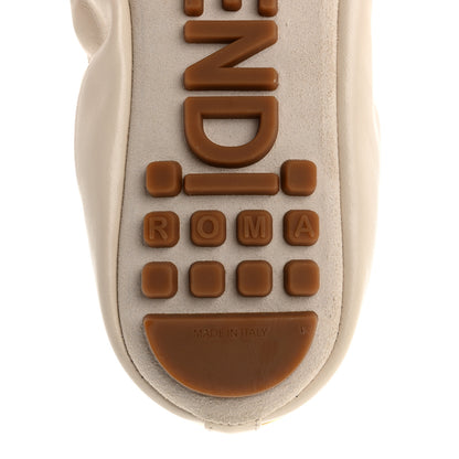 Fendi Vitello Filo Ballerina Flats 39 Shell 8 of 11
