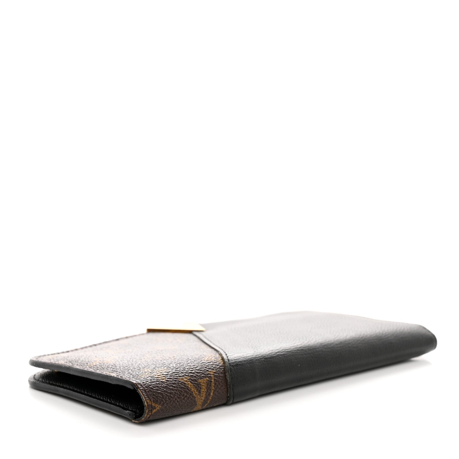 Louis Vuitton Monogram Calfskin Kimono Wallet Black 4 of 9