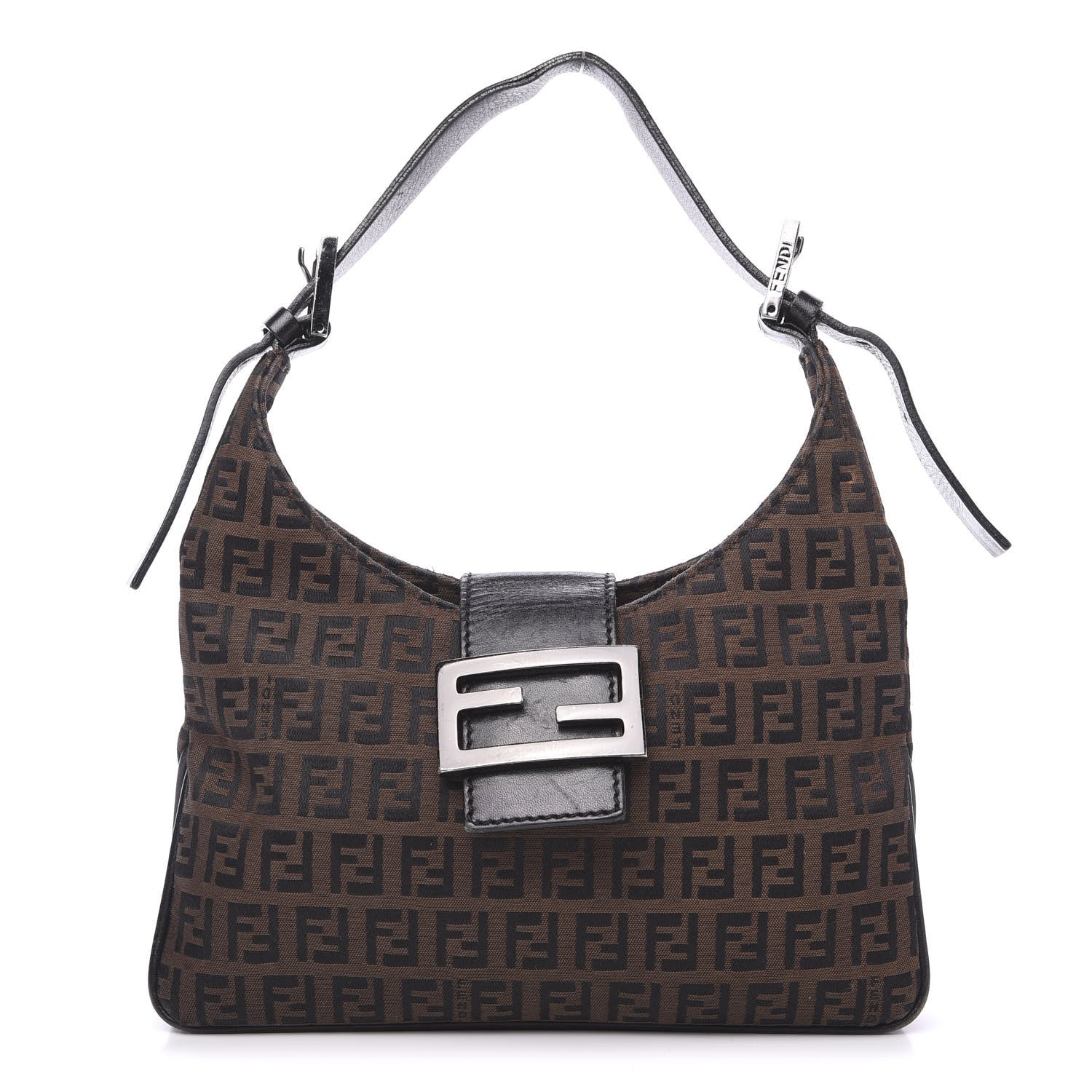 Fendi Zucchino Shoulder Bag Tobacco 1 of 10