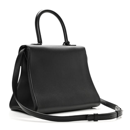 Delvaux Grained Calfskin MM Brillant Satchel Black 3 of 11