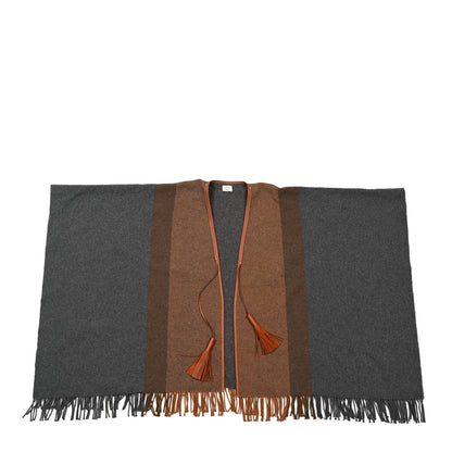 Hermes Wool Cashmere Bivouac Poncho Gold 1 of 7