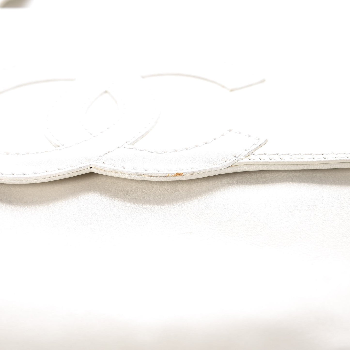 Calfskin CC Crossbody White