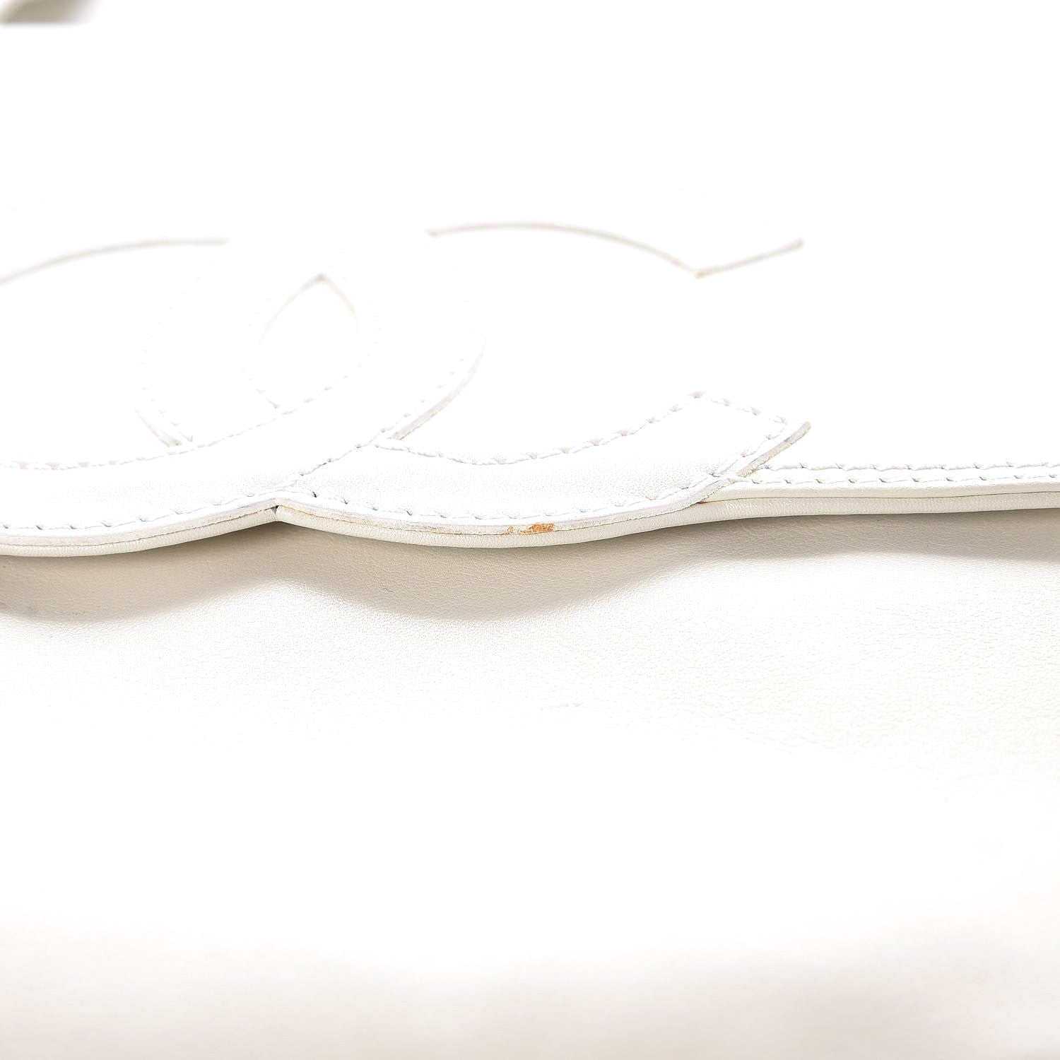 Chanel Calfskin CC Crossbody White 13 of 14