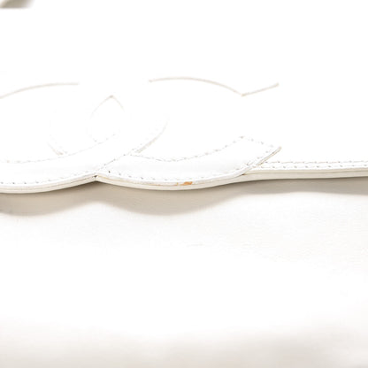 Chanel Calfskin CC Crossbody White 13 of 14