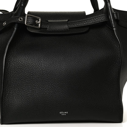 Celine Supple Grained Calfskin Small Long Strap Big Bag Black 9 of 13