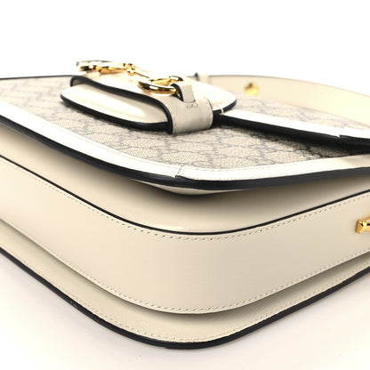 Gucci GG Supreme Monogram Horsebit 1955 Shoulder Bag Beige Mystic White 9 of 9