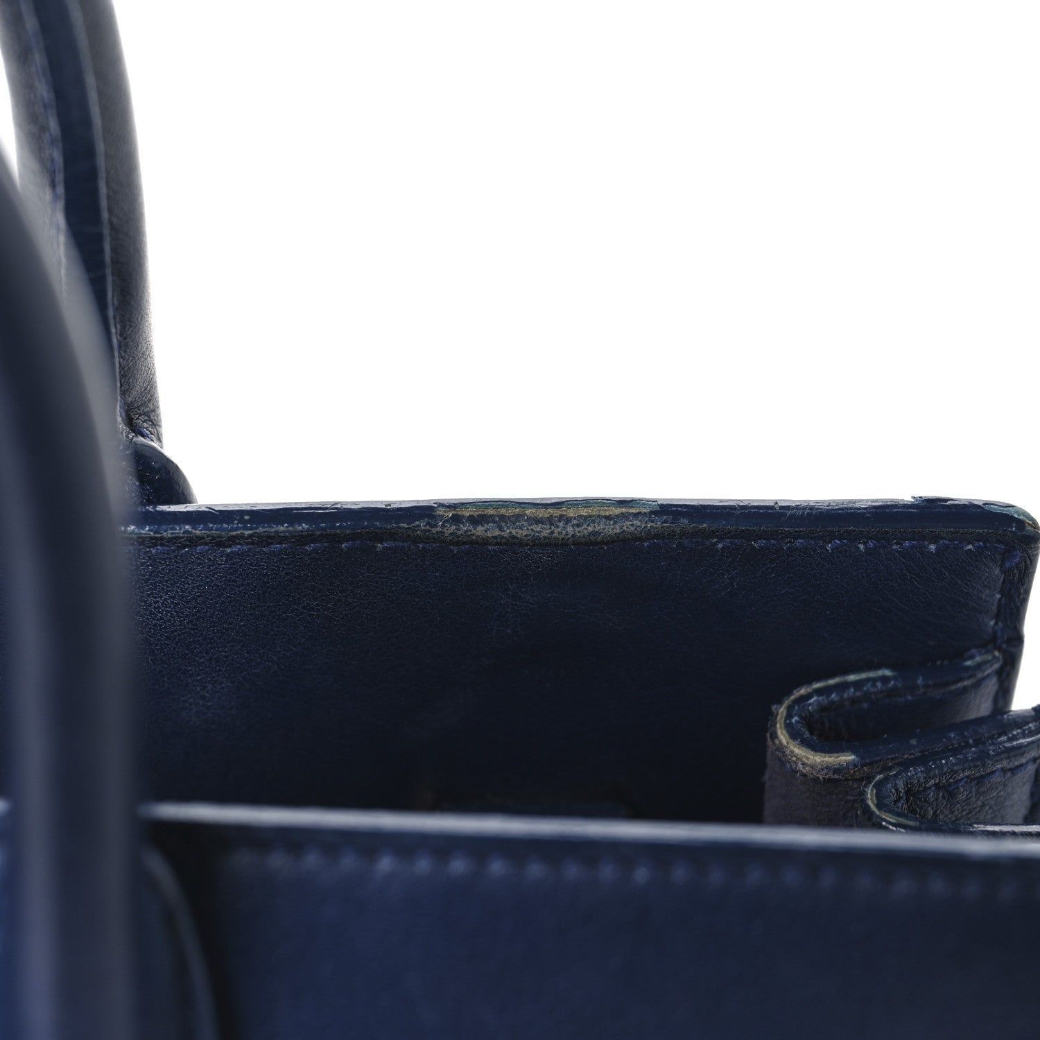 Saint Laurent Calfskin Nano Sac De Jour New Marine 13 of 14