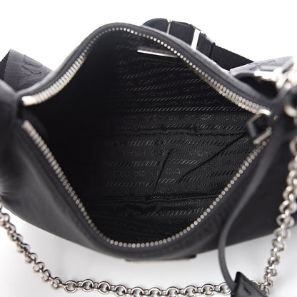 Prada Nylon Re-Edition 2005 Shoulder Bag Black 4 of 10