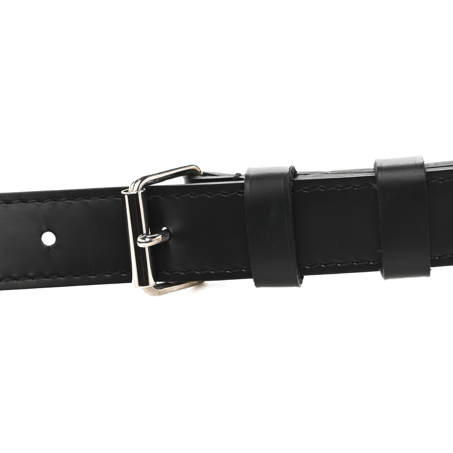 Calfskin Adjustable Keepall Bandouliere Shoulder Strap Black