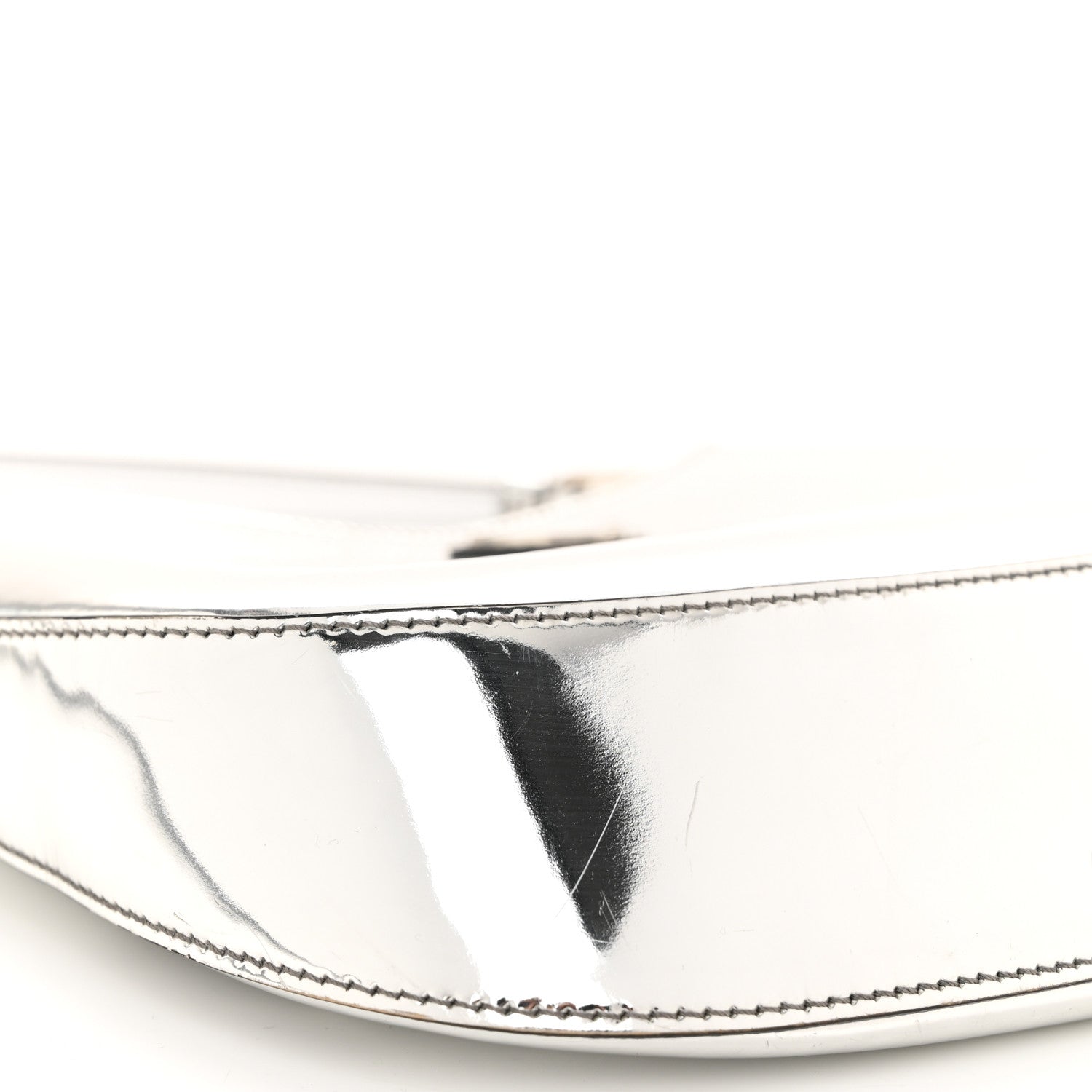 Prada Spazzolato Cleo Shoulder Bag Argento 9 of 11