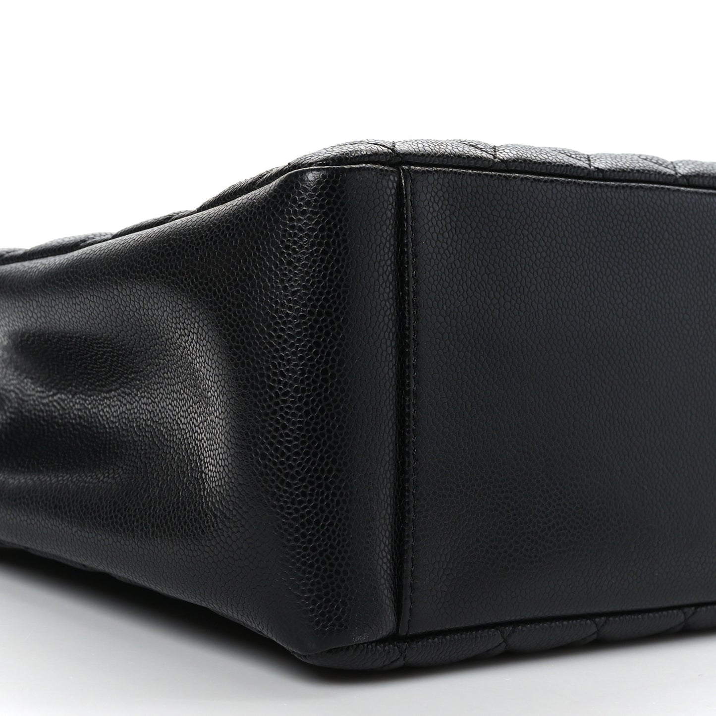 Caviar Quilted Grand Shopping Tote GST Black