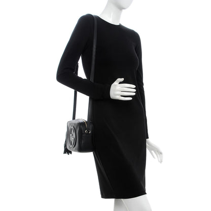 Gucci Pebbled Calfskin Small Soho Disco Bag Black 2 of 8
