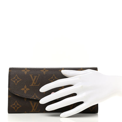 Louis Vuitton Monogram Emilie Wallet Rose Ballerine 2 of 8