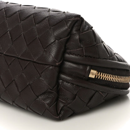 Bottega Veneta Nappa Intrecciato Cosmetic Case Brown 4 of 10