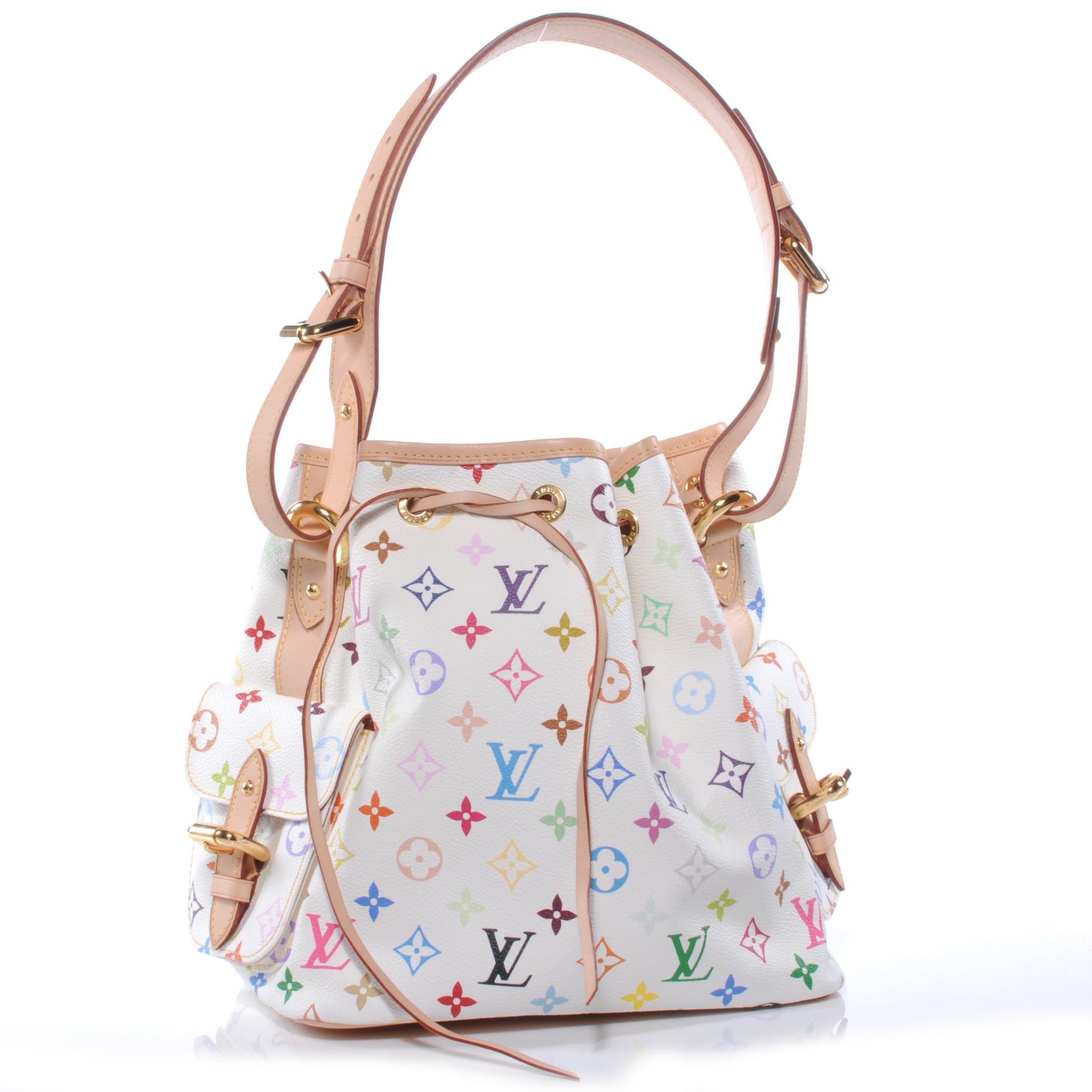 Louis Vuitton Monogram Multicolor Petit Noe White 1 of 7