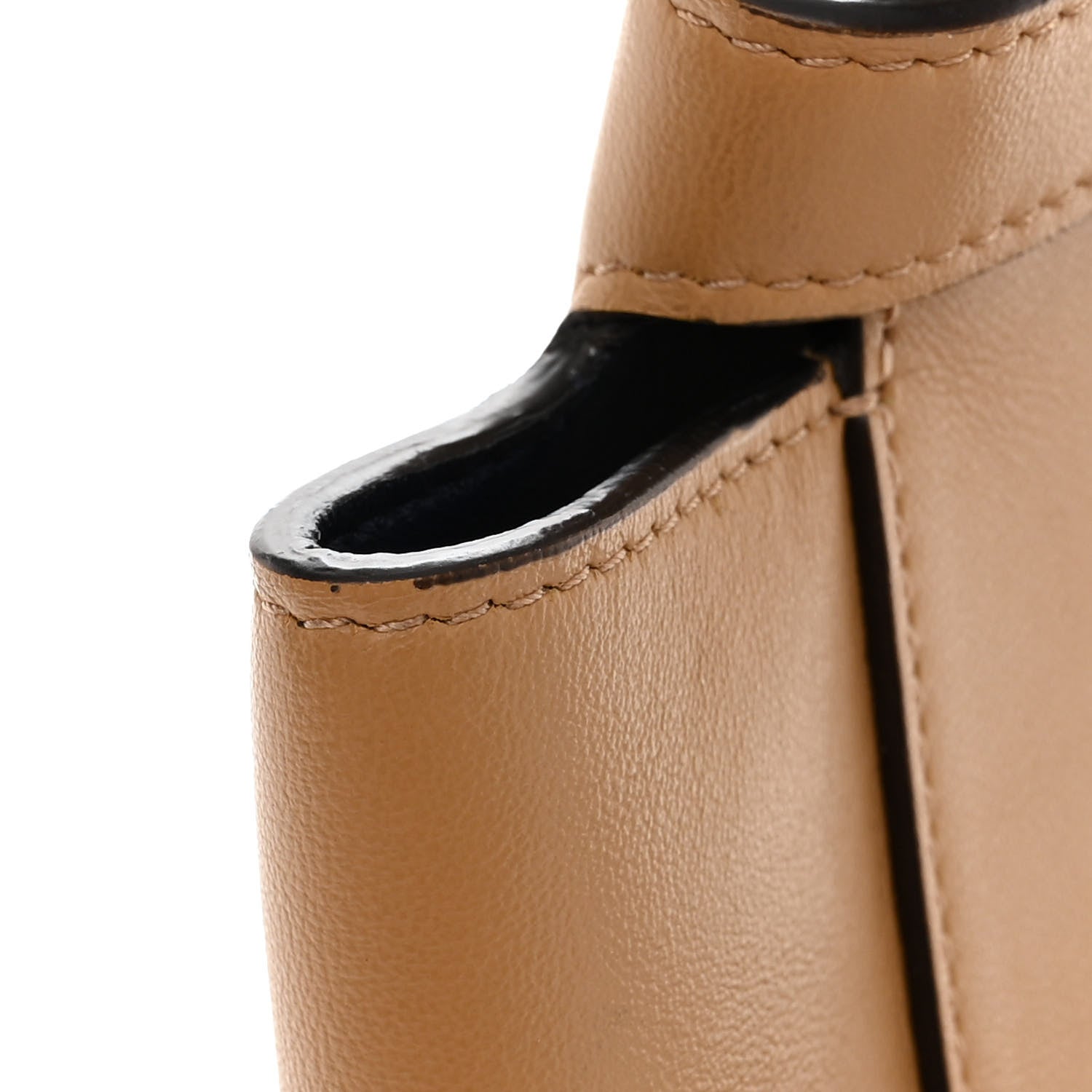 Fendi Vitello Grace Matte Mini Guitar Bag Miele Scuro 11 of 11