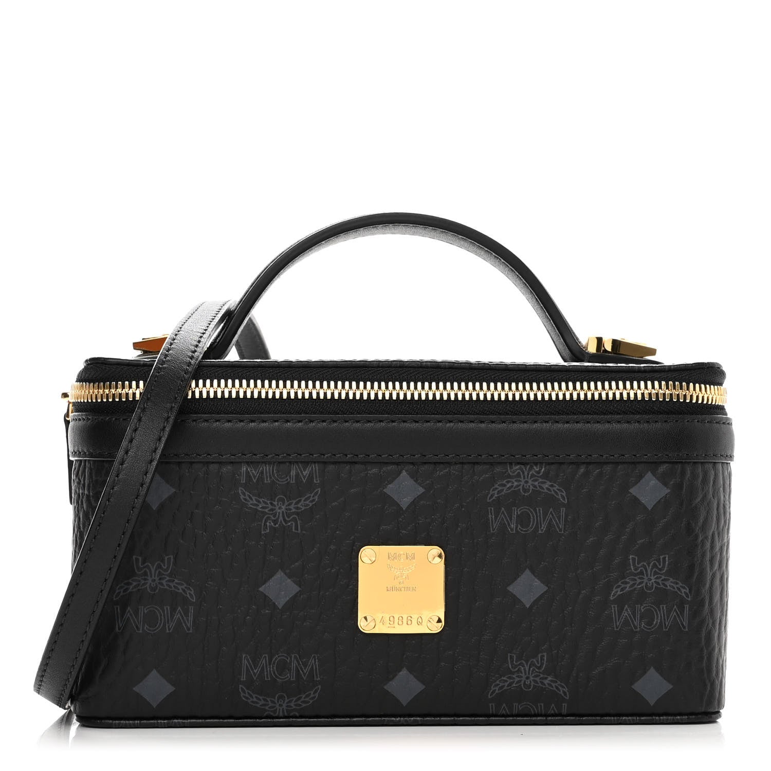MCM Visetos Vanity Case Black 1 of 9