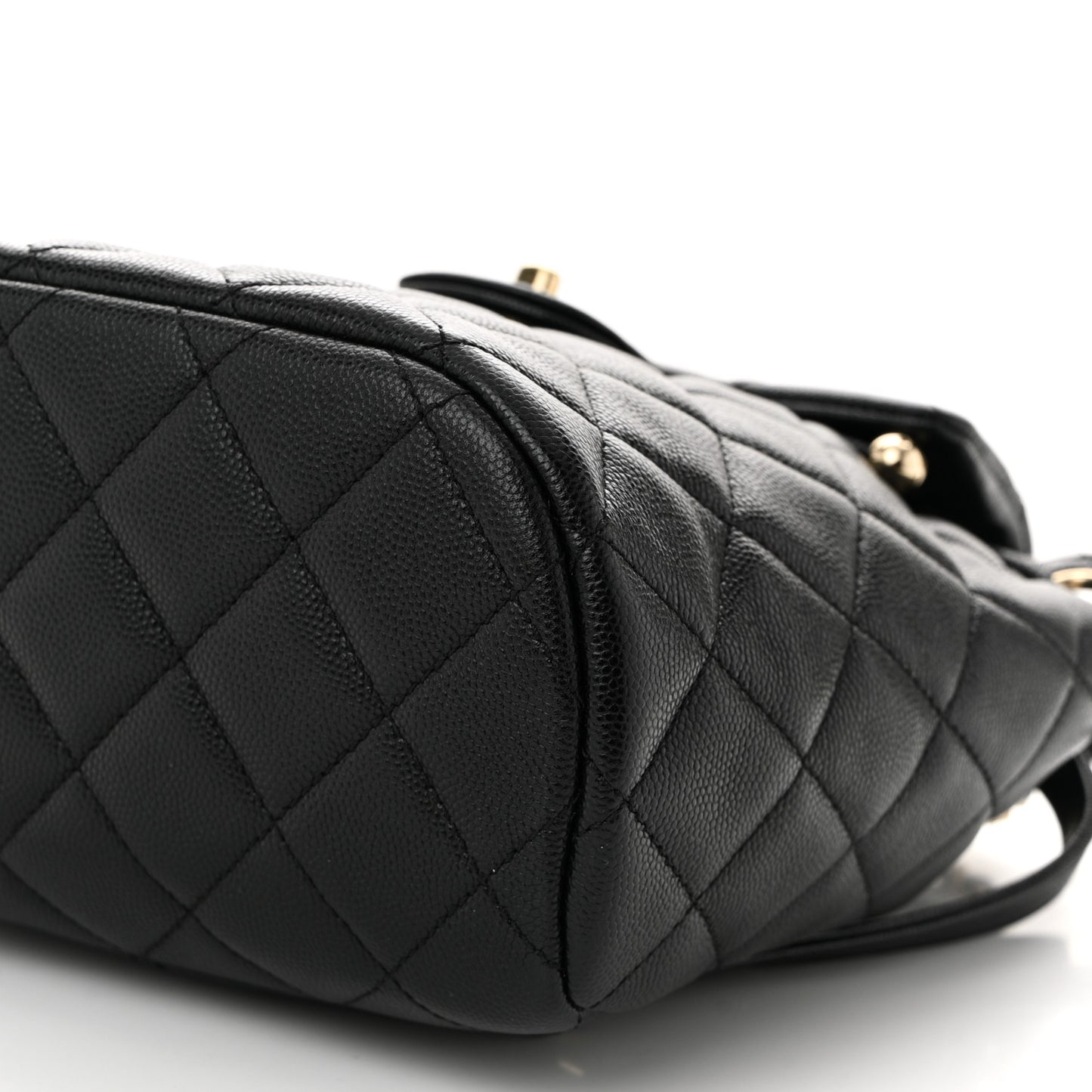 Caviar Quilted Mini Urban Spirit Backpack Black