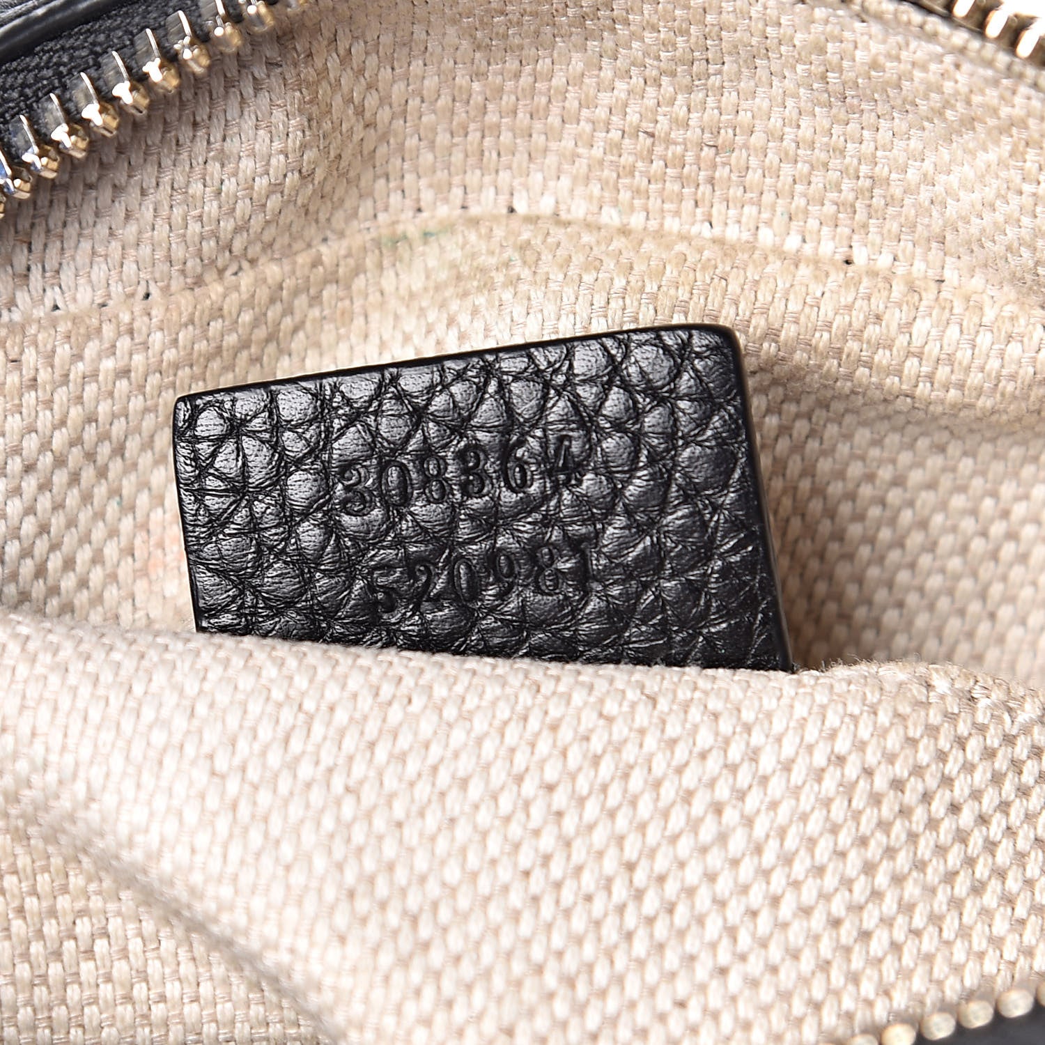 Gucci Pebbled Calfskin Small Soho Disco Bag Black 7 of 13