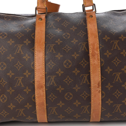 Louis Vuitton Monogram Keepall Bandouliere 50 12 of 14