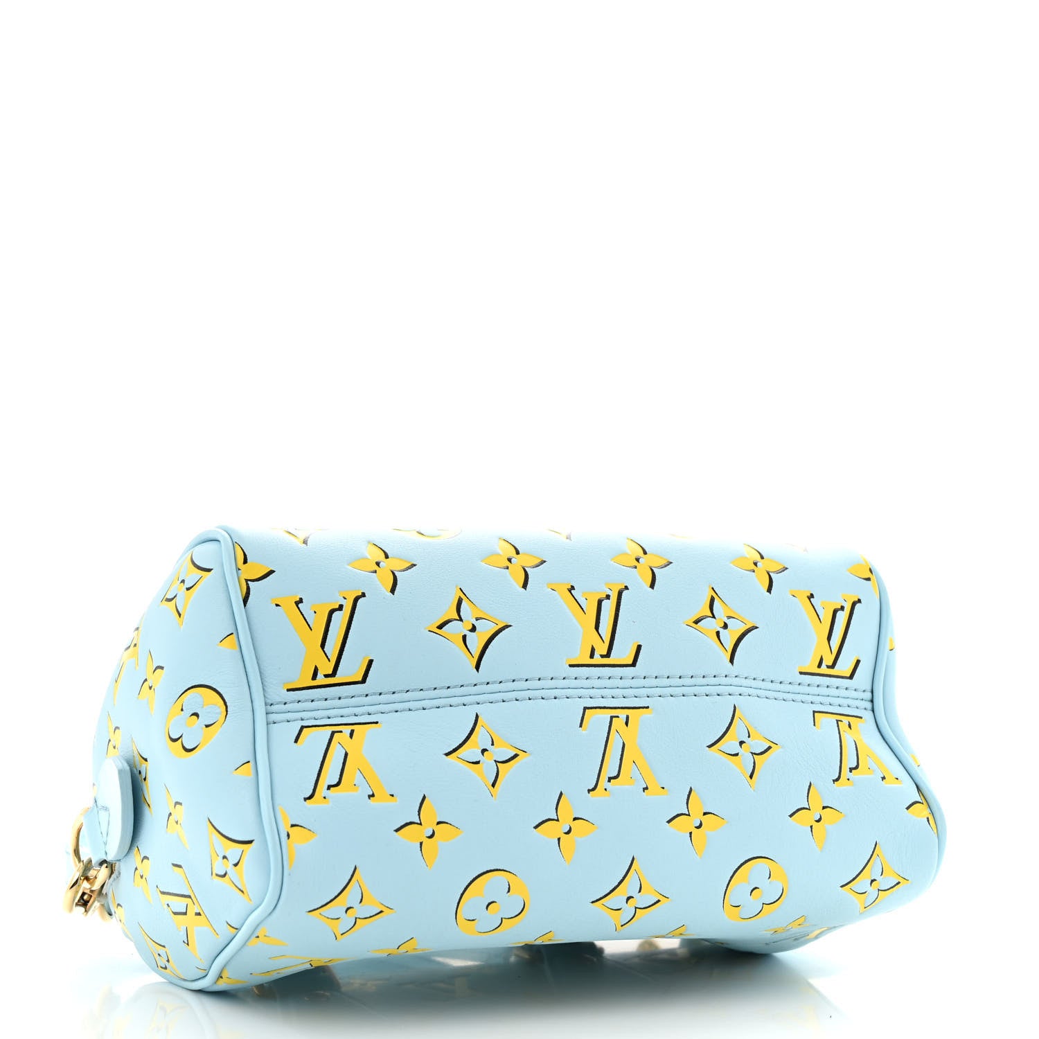 Louis Vuitton Empreinte Monogram Speedy Bandouliere 20 Baby Blue 4 of 11