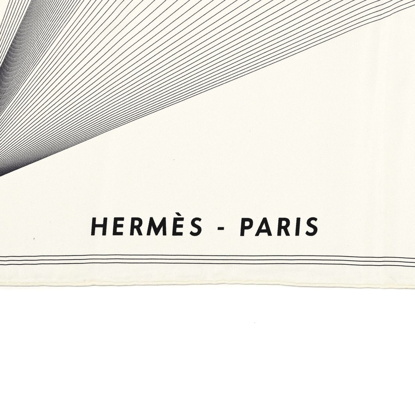 Silk Hiver H En Fil Scarf 140 White Anthracite