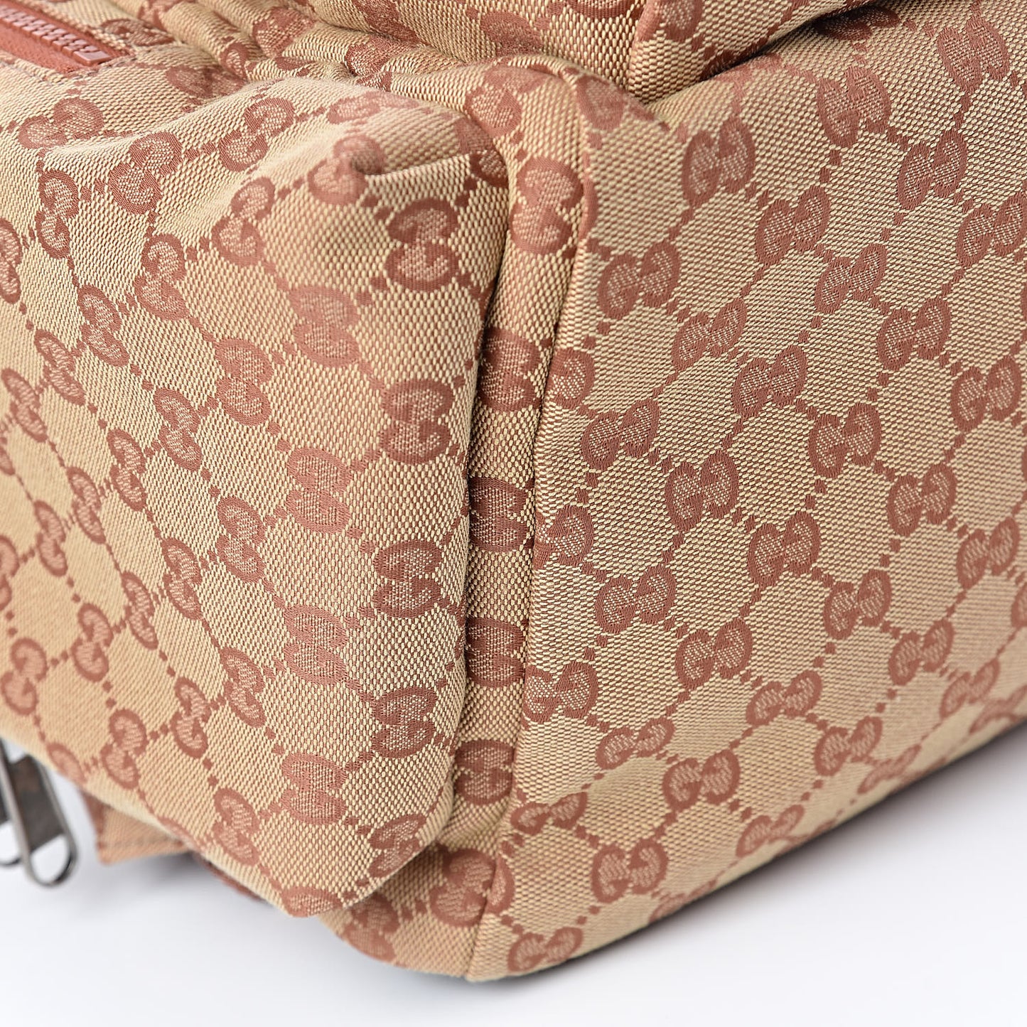 X MLB GG Monogram LA Dodgers Large Backpack Beige Ruggine Ivory