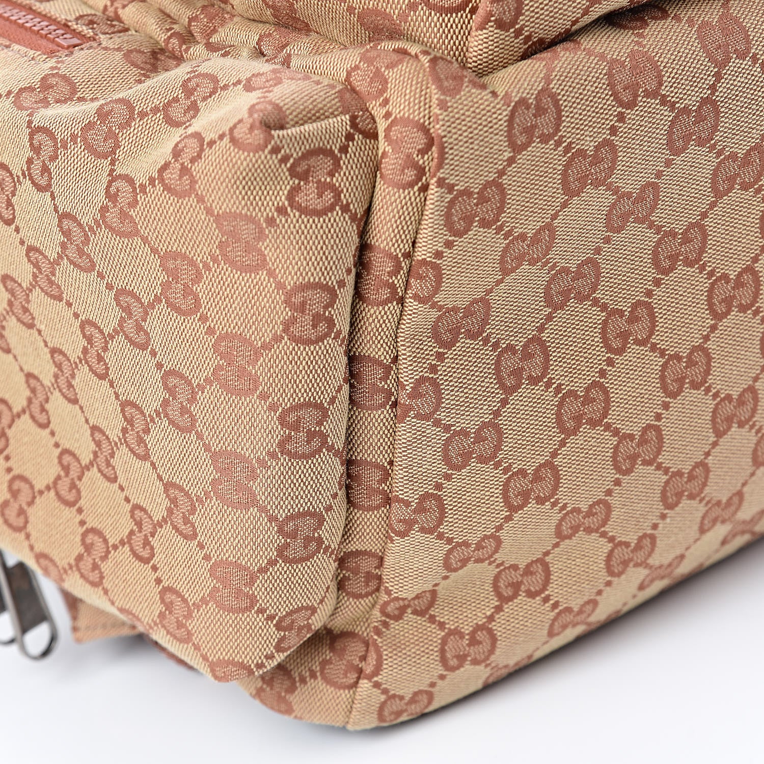 Gucci X MLB GG Monogram LA Dodgers Large Backpack Beige Ruggine Ivory 9 of 11