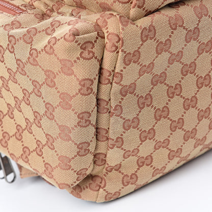 Gucci X MLB GG Monogram LA Dodgers Large Backpack Beige Ruggine Ivory 9 of 11
