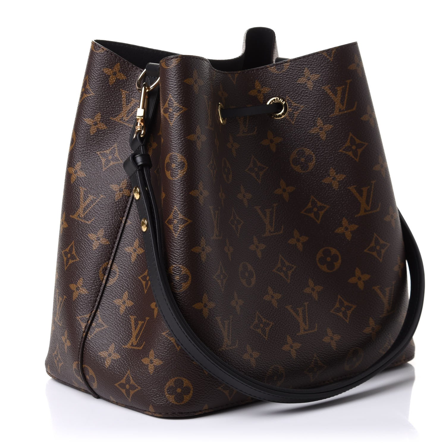 Louis Vuitton Monogram Neonoe MM Black 3 of 9