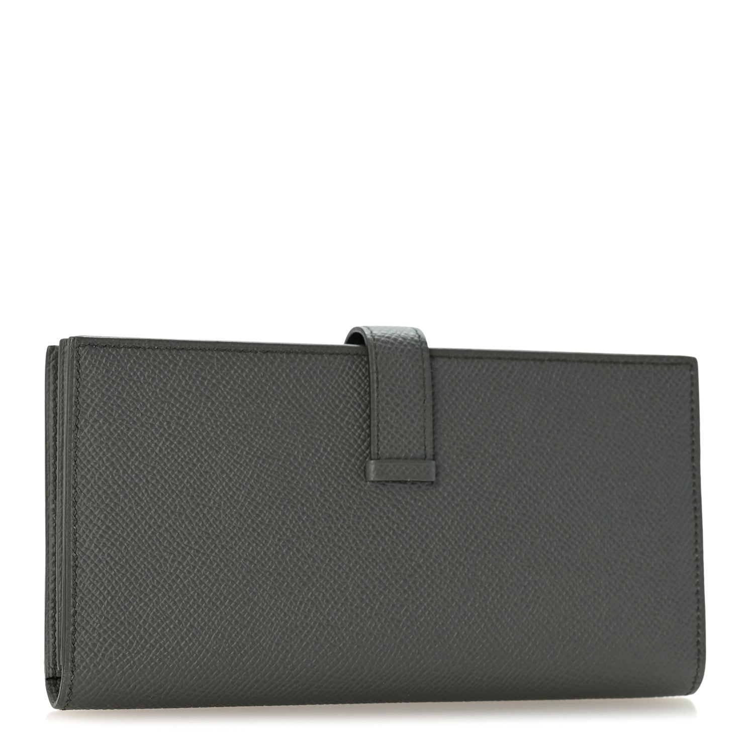 Hermes Epsom Bearn Gusset Wallet Vert Amande 3 of 10