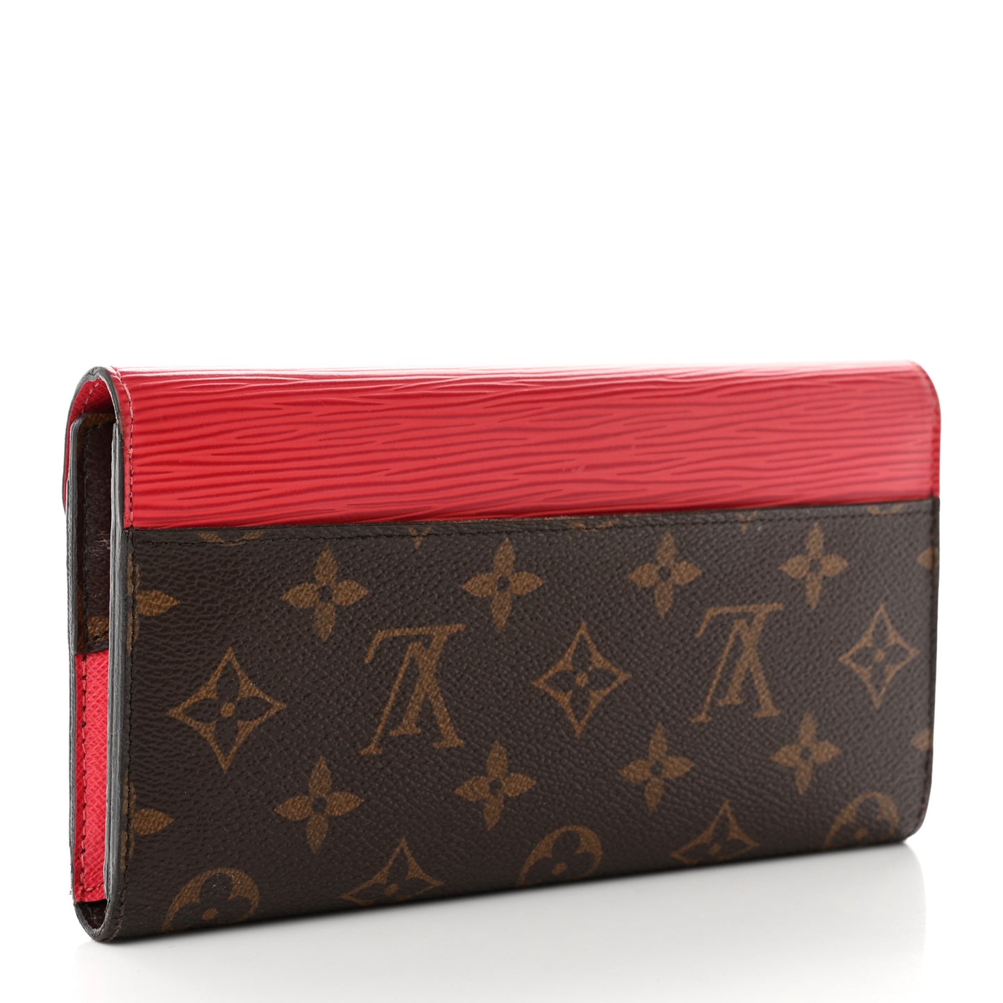Monogram Epi Marie-Lou Long Wallet Coquelicot
