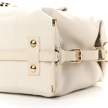 Louis Vuitton Calfskin Sac Louis White 9 of 9