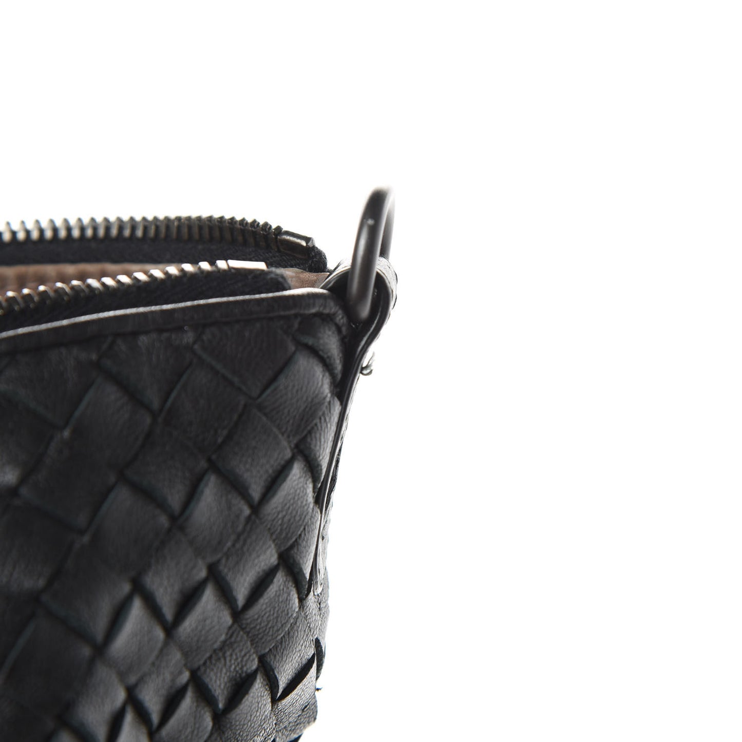 Nappa Intrecciato Medium Convertible Tote Black