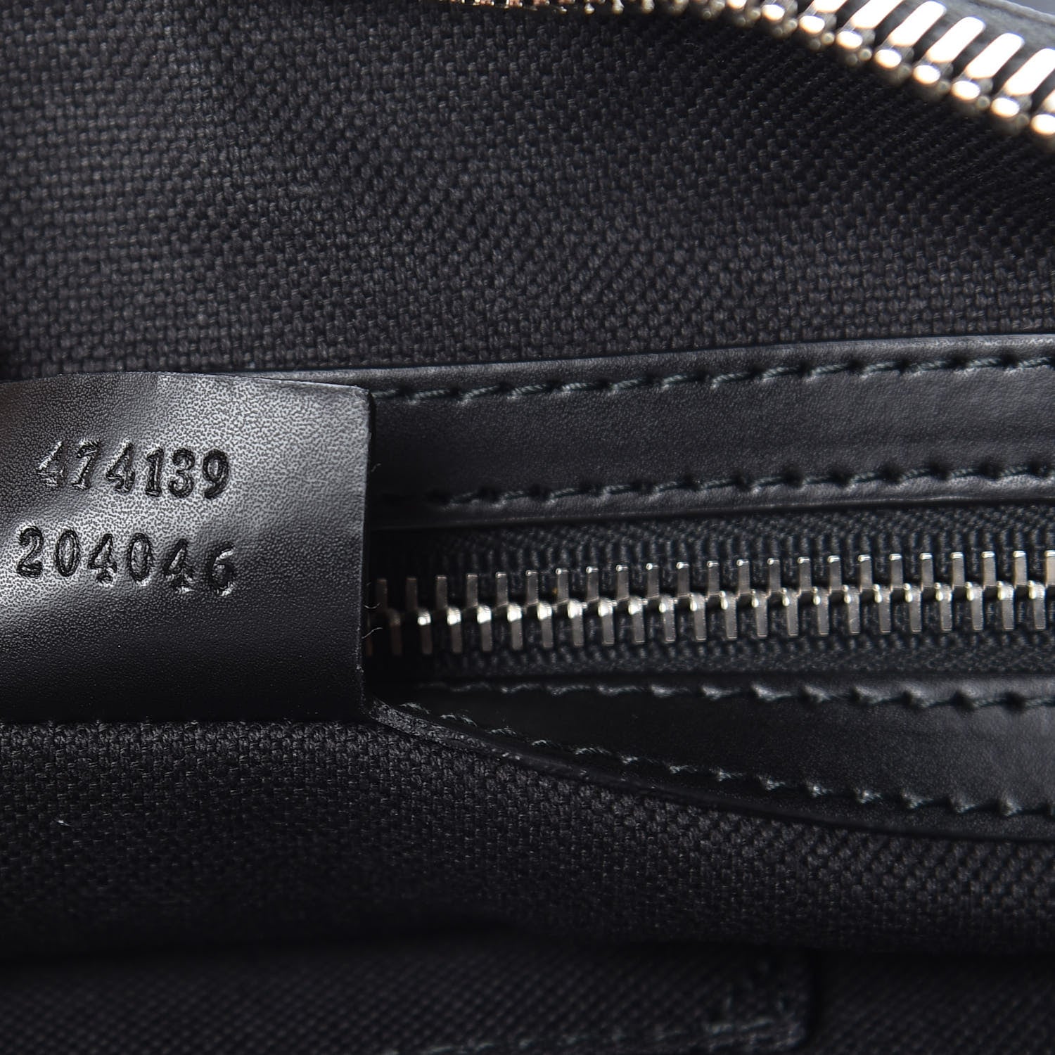 Gucci Soft GG Supreme Monogram Appia Calfskin Web East West Messenger Bag Black Grey 7 of 9