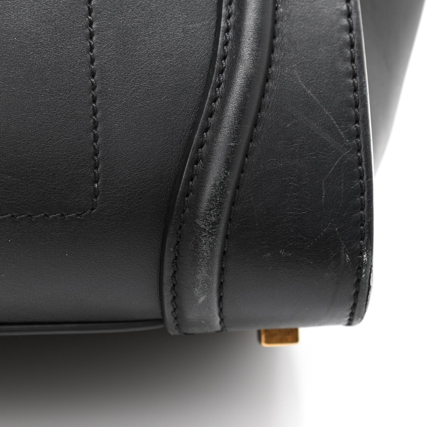 Smooth Calfskin Mini Luggage Black