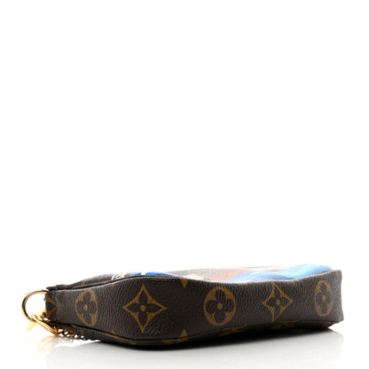 Louis Vuitton Monogram 2019 Christmas Animation Mini Venice Pochette Accessories Blue 4 of 8