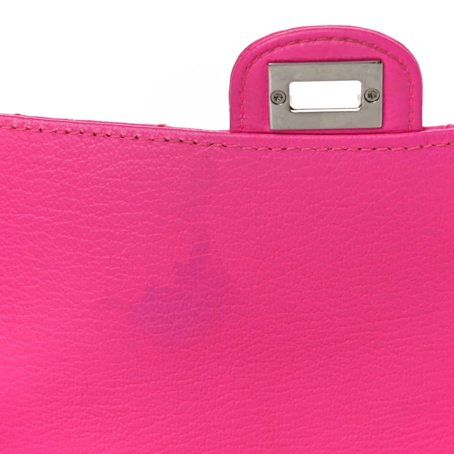 Goatskin Quilted 2.55 Reissue Flap Belt Bag Fluorescent Pink