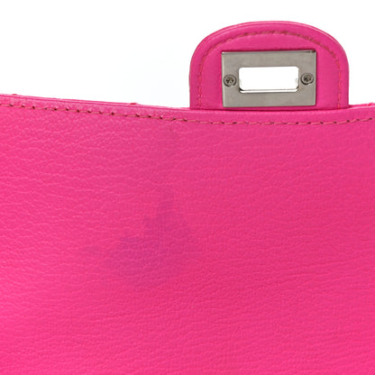 Chanel Goatskin Quilted 2.55 Reissue Flap Belt Bag Fluorescent Pink 12 of 12