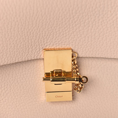Chloe Grained Lambskin Drew Shoulder Bag Cement Pink 9 of 9