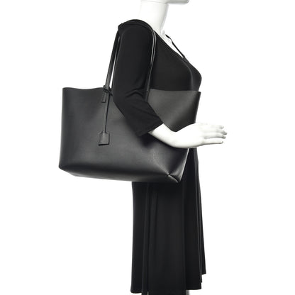 Saint Laurent Calfskin Large Shopping Tote Black 2 of 9