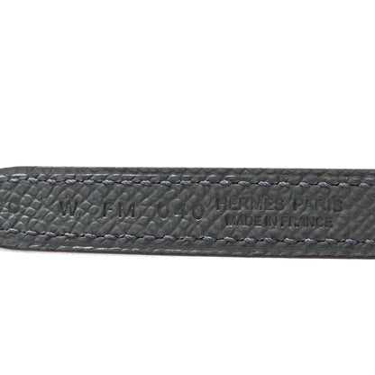 Hermes Epsom Swift 13mm Focus Belt 90 36 Rose Sakura Gris Misty 5 of 6