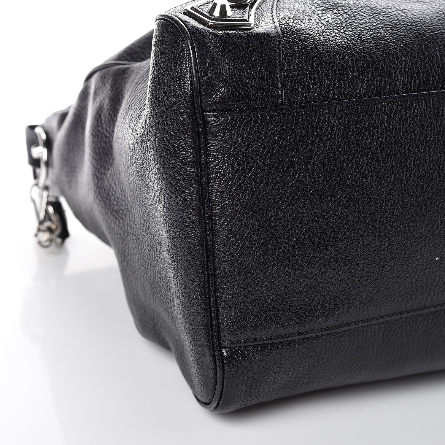 Balenciaga Chevre Silver Metallic Edge Hardware Velo Black 5 of 12