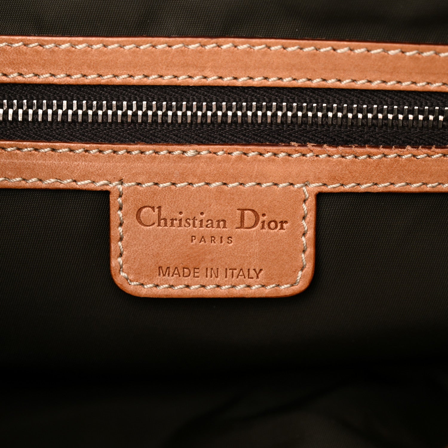 Christian Dior Monogram Romantique Trotter Flap Bag Brown 6 of 12